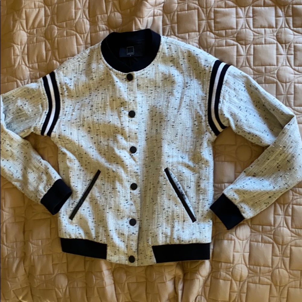 Dolce Vita tweed varsity / bomber jacket